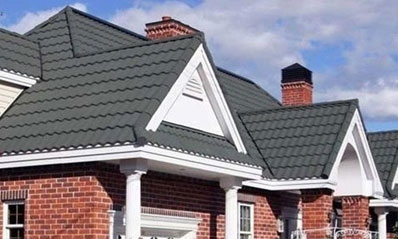 彩石金属瓦农村自建房山东临沂案例 彩石金属瓦农村自建房山东临沂案例